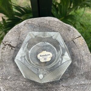 Krisaluxus Krystal Ashtray  Vintage